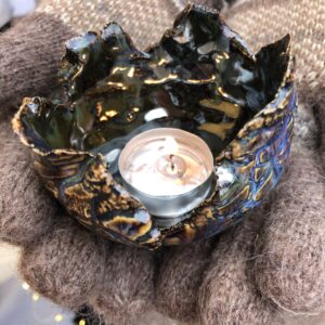 Keramik Lichtschale Design Kunsthandwerk Handmade