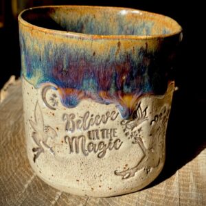 Elfen Tasse Wichtel Märchen Keramik Geschirr Fairy Fee handarbeit getöpfert