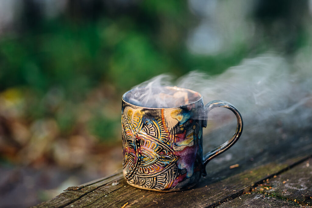 tasse-kaffee Handgemachte schwarze Tasse