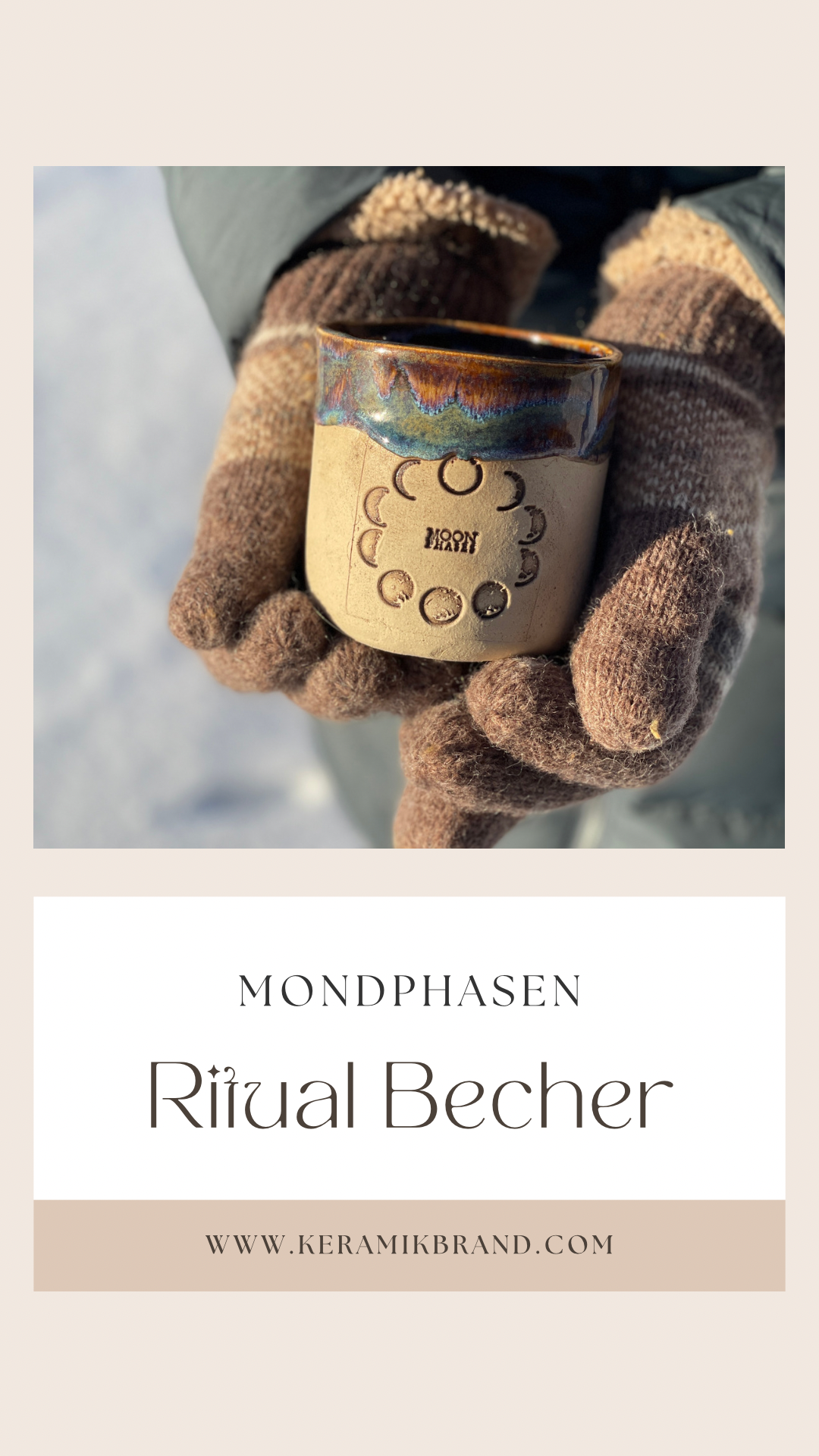 Mondphasen Becher Keramik Tasse handgemacht Mond Galaxie Mondphasen Becher Keramik Tasse handgemacht Mond Galaxie