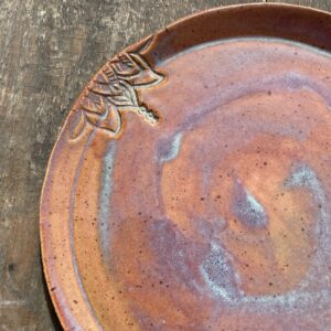 Geschirr handgemacht Essteller Keramik, Speiseteller getöpfert, Essgeschirr weiß, Teller flach groß, Geschirr handgemacht, Steinzeugkeramik, Steinzeug Geschirr