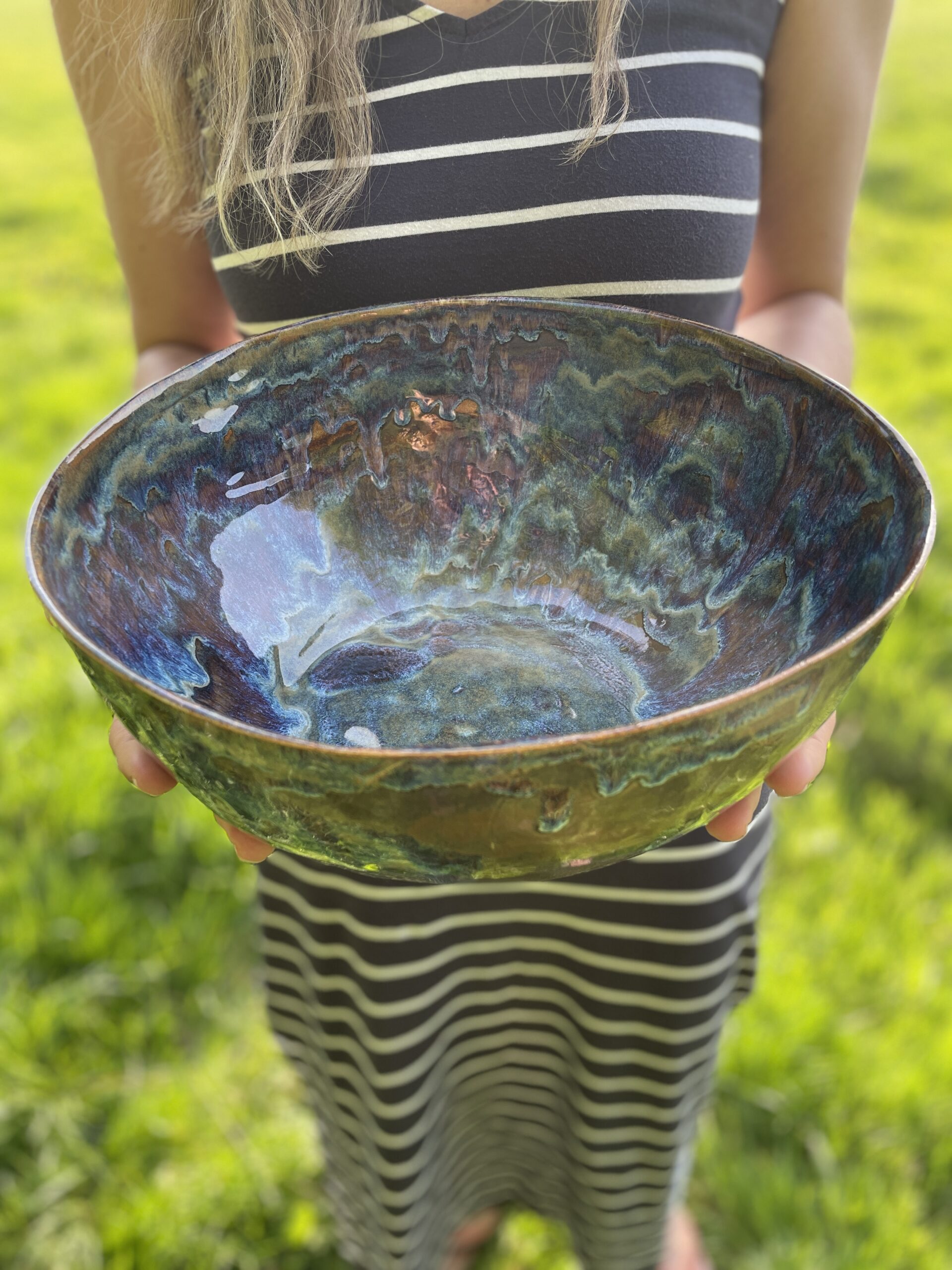 große Keramik Schale handgemacht große Keramik Schale handgemacht