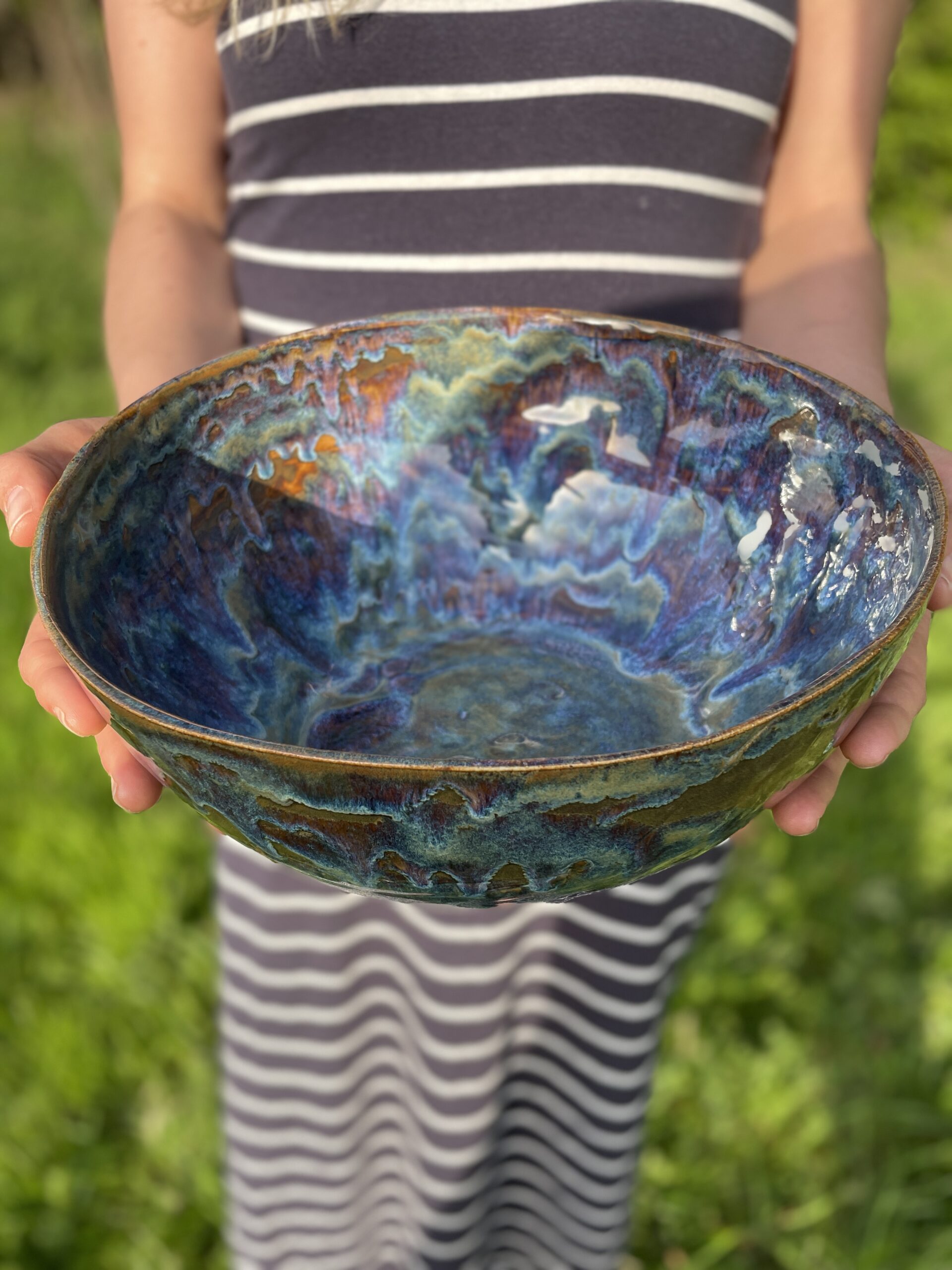 große Keramik Schale handgemacht große Keramik Schale handgemacht