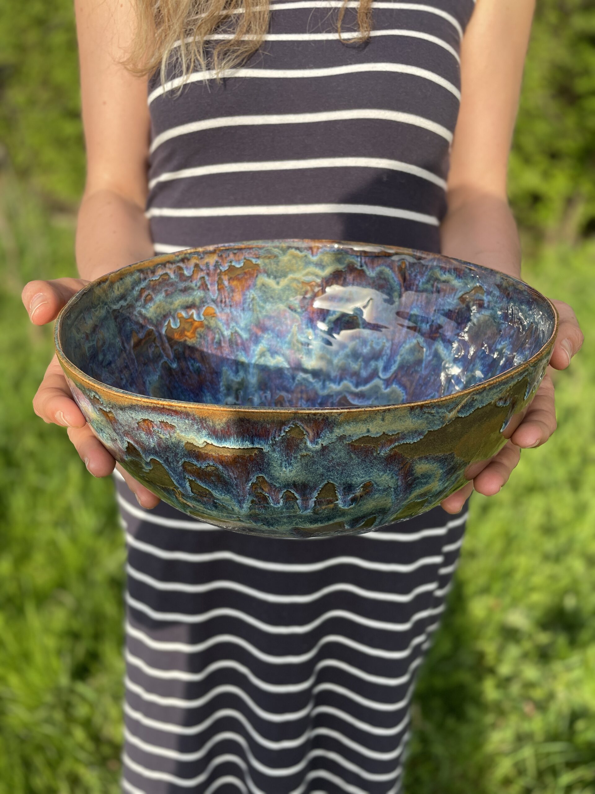 große Keramik Schale handgemacht große Keramik Schale handgemacht