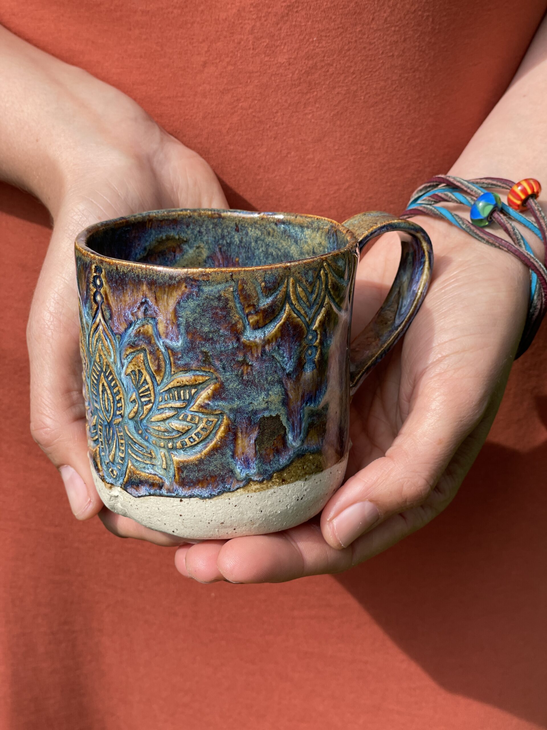 Keramik Tasse magic blau Keramik Tasse magic blau