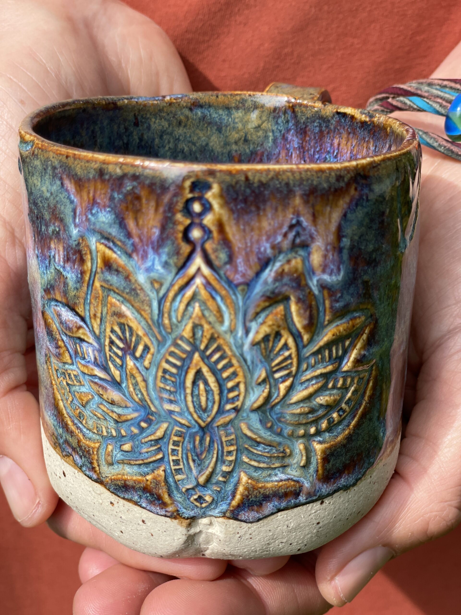 Keramik Tasse magic blau Keramik Tasse magic blau