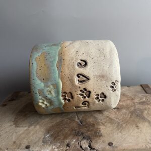 Tasse Hundemama handgemacht Keramik getöpfert Hundepapa Hund