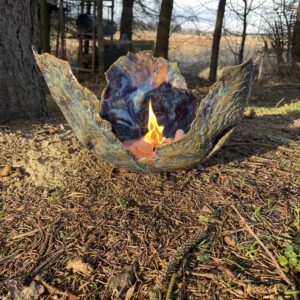 Wachsfresser kaufen Keramik Wachsfresser Lotus Kerzenfresser Schmelzlicht Keramik getöpfert handgemacht kerzen recyceln Kerzenrestefresser Schmelzlicht Anleitung