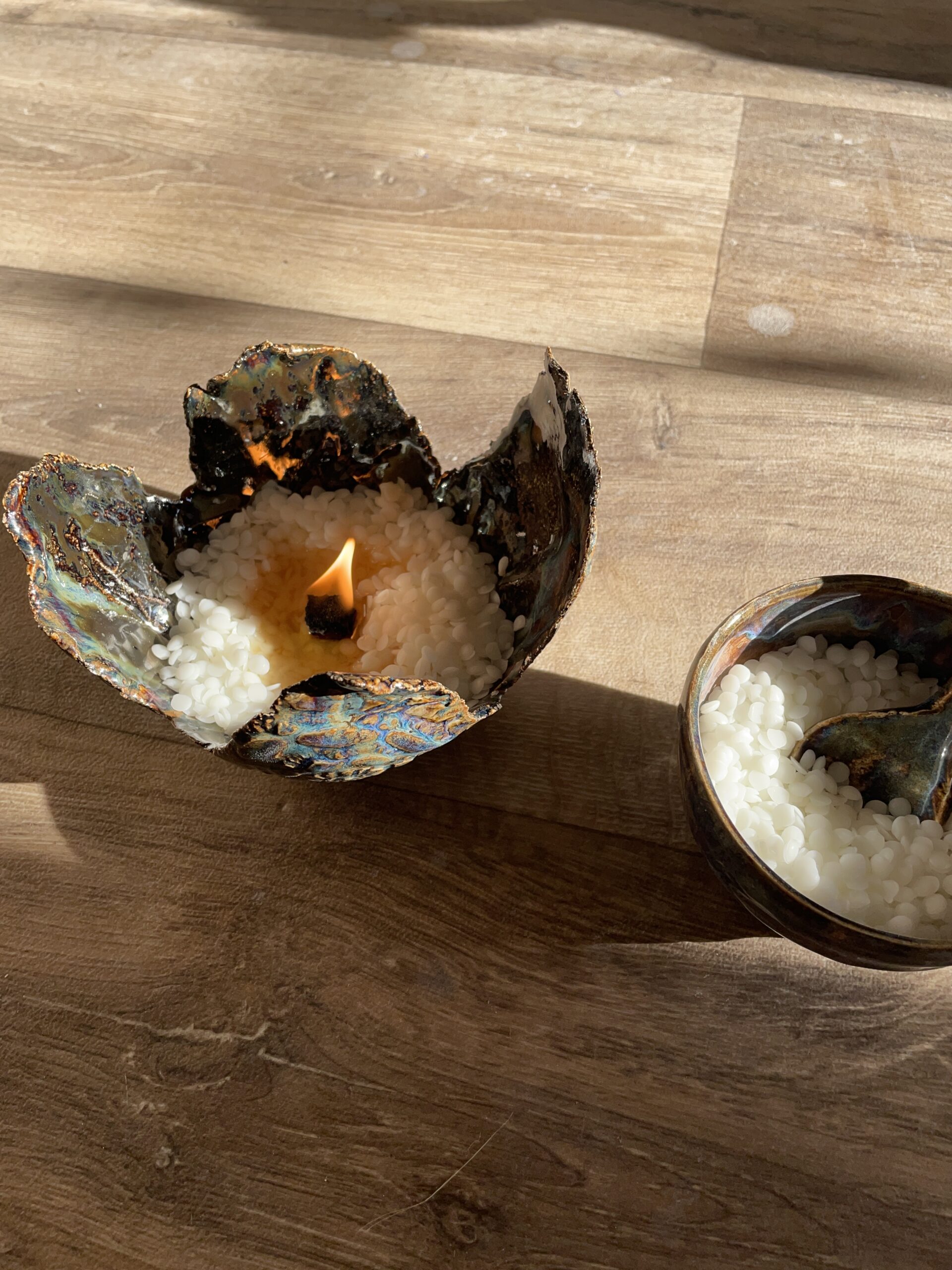 Wachsfresser Kerzenfresser Schmelzlicht Keramik getöpfert handgemacht kerzen recyceln Wachsfresser Kerzenfresser Schmelzlicht Keramik getöpfert handgemacht kerzen recyceln