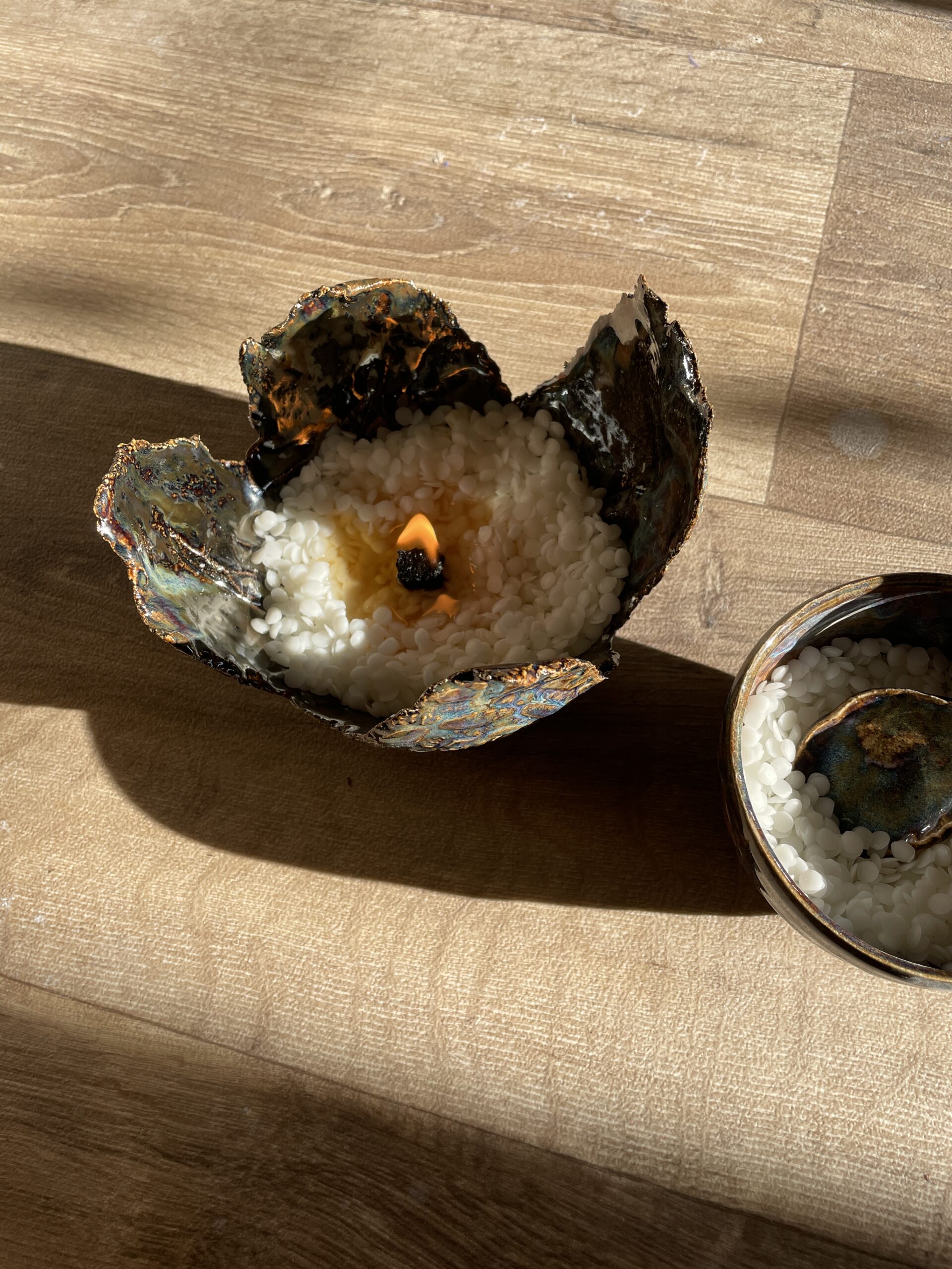 Wachsfresser Kerzenfresser Schmelzlicht Keramik getöpfert handgemacht kerzen recyceln Wachsfresser Kerzenfresser Schmelzlicht Keramik getöpfert handgemacht kerzen recyceln