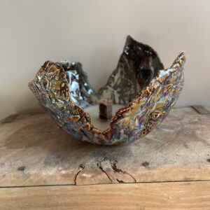 Wachsfresser Kerzenfresser Schmelzlicht Keramik getöpfert handgemacht kerzen recyceln