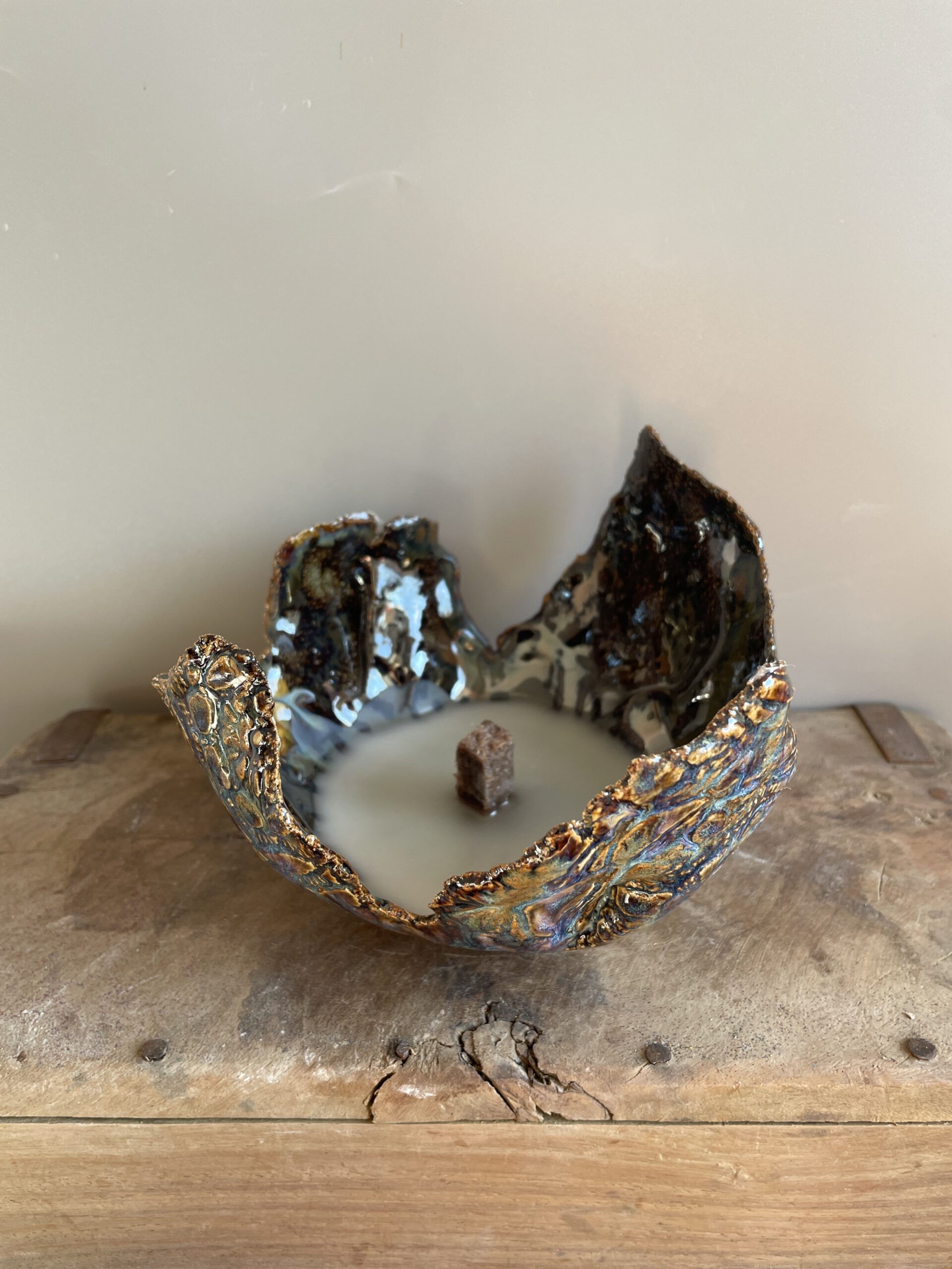 Wachsfresser Kerzenfresser Schmelzlicht Keramik getöpfert handgemacht kerzen recyceln Wachsfresser Kerzenfresser Schmelzlicht Keramik getöpfert handgemacht kerzen recyceln