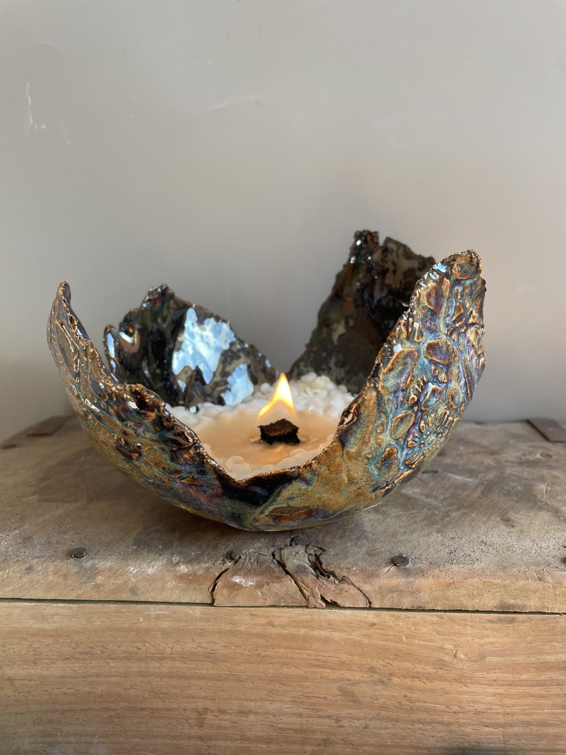 Wachsfresser Kerzenfresser Schmelzlicht Keramik getöpfert handgemacht kerzen recyceln Wachsfresser Kerzenfresser Schmelzlicht Keramik getöpfert handgemacht kerzen recyceln