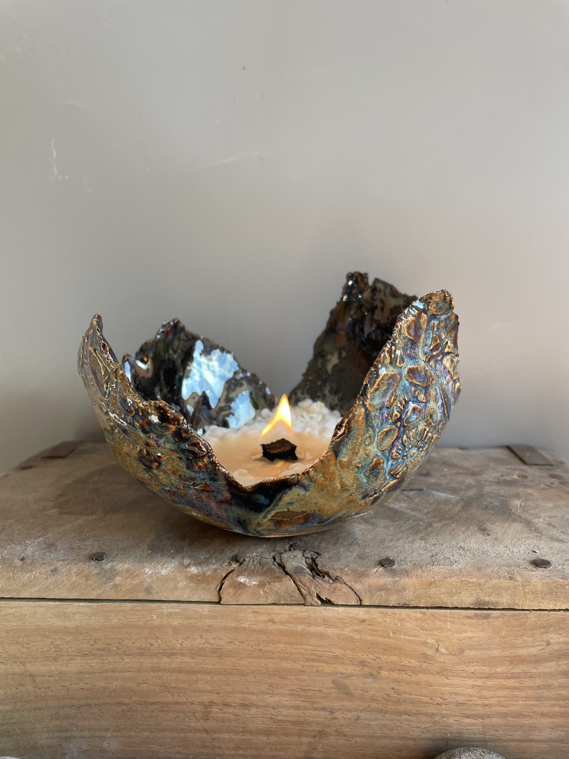 Einzigartige Geschenkideen Wachsfresser Kerzenfresser Schmelzlicht Keramik getöpfert handgemacht kerzen recyceln Einzigartige Geschenkideen Wachsfresser Kerzenfresser Schmelzlicht Keramik getöpfert handgemacht kerzen recyceln