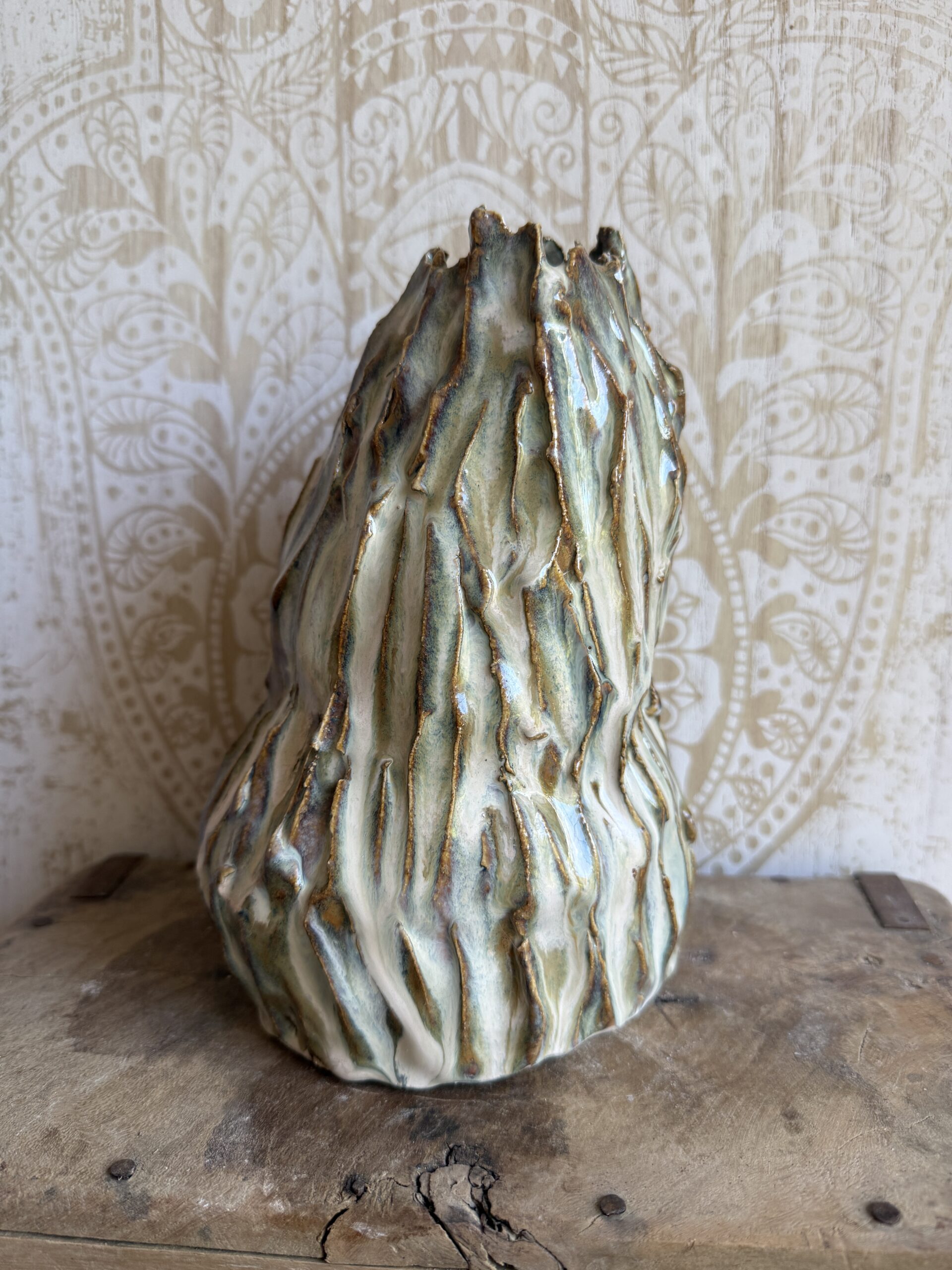 Exklusive Keramik Vase Designer Vase Luxus Wohnzimmer Deko exklusive Keramik Einzelstück Exklusive Keramik Vase Designer Vase Luxus Wohnzimmer Deko exklusive Keramik Einzelstück