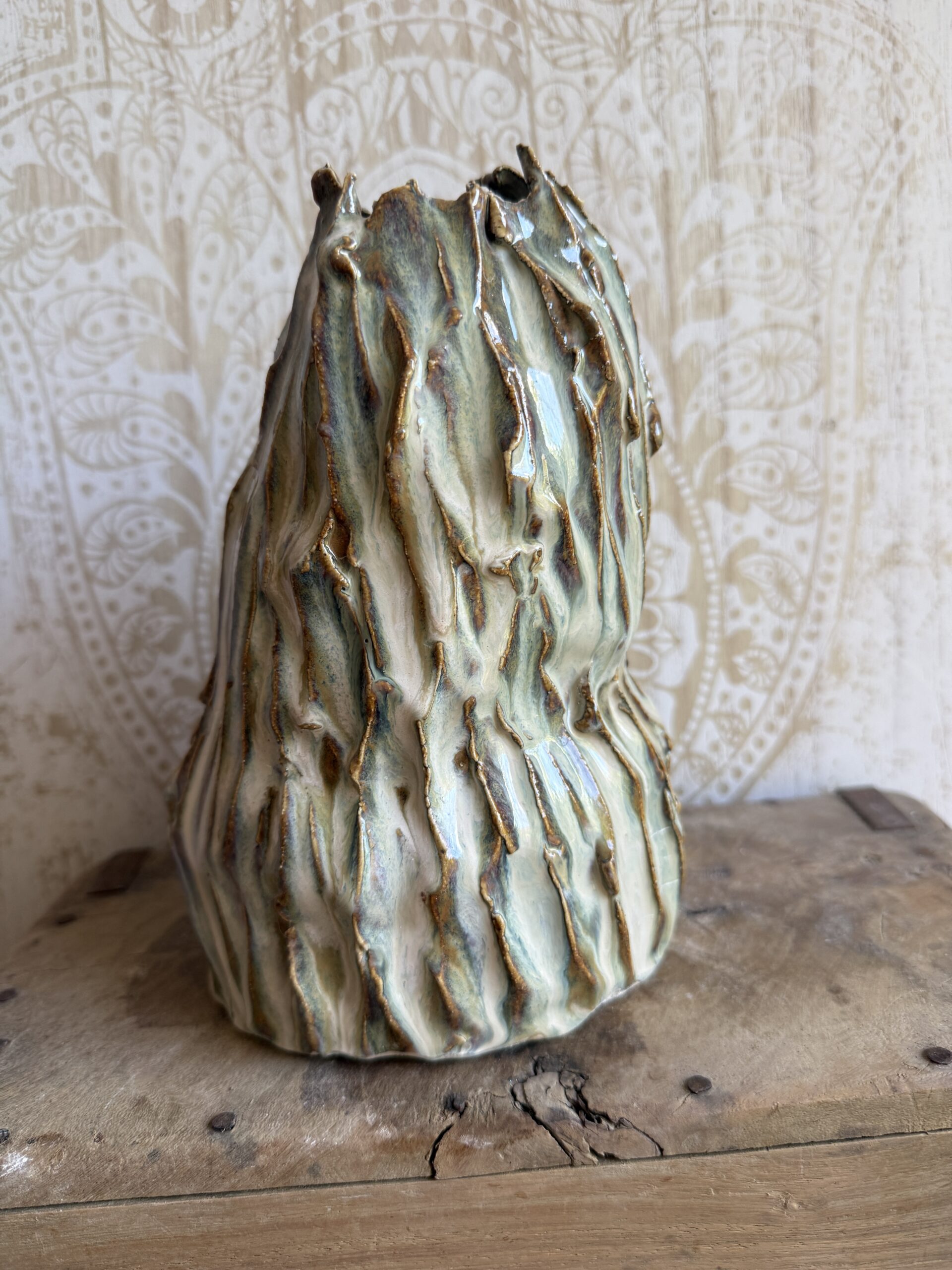 Exklusive Keramik Vase Designer Vase Luxus Wohnzimmer Deko exklusive Keramik Einzelstück Exklusive Keramik Vase Designer Vase Luxus Wohnzimmer Deko exklusive Keramik Einzelstück