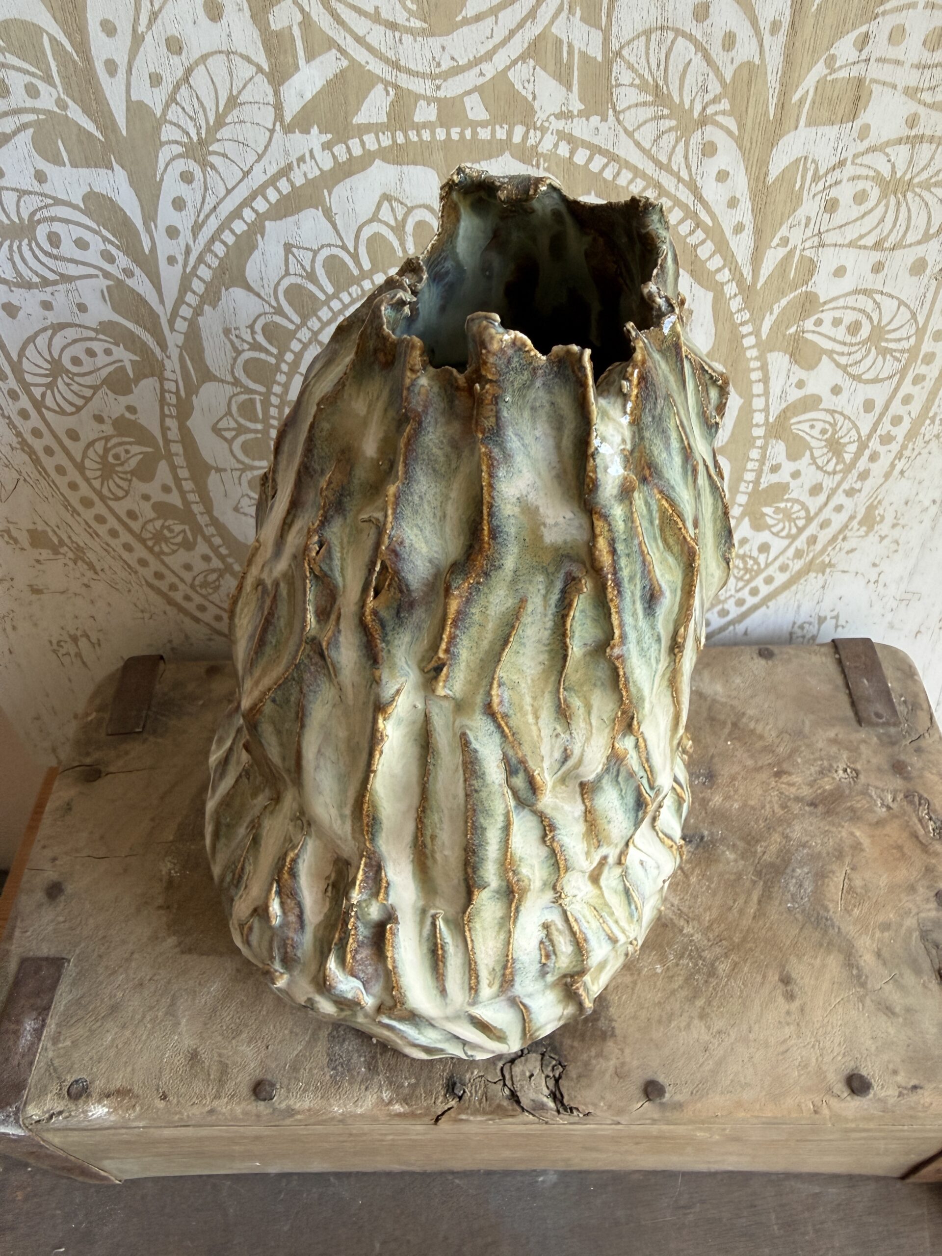 Exklusive Keramik Vase Designer Vase Luxus Wohnzimmer Deko exklusive Keramik Einzelstück Exklusive Keramik Vase Designer Vase Luxus Wohnzimmer Deko exklusive Keramik Einzelstück