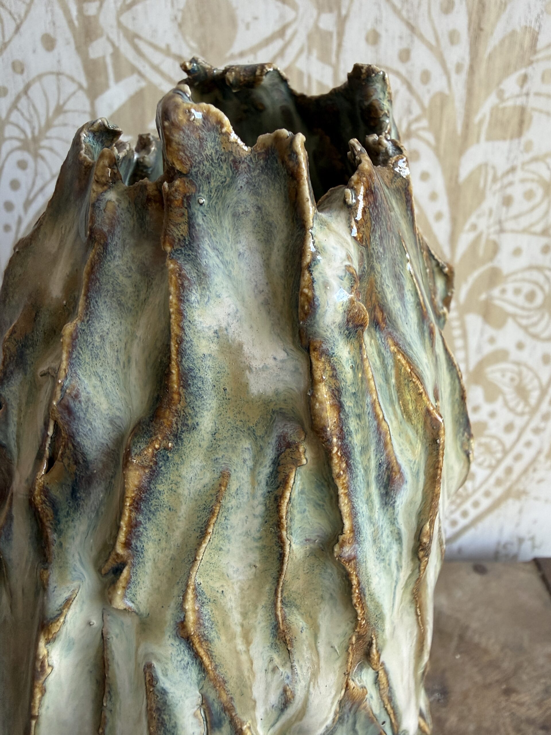 Exklusive Keramik Vase Designer Vase Luxus Wohnzimmer Deko exklusive Keramik Einzelstück Exklusive Keramik Vase Designer Vase Luxus Wohnzimmer Deko exklusive Keramik Einzelstück