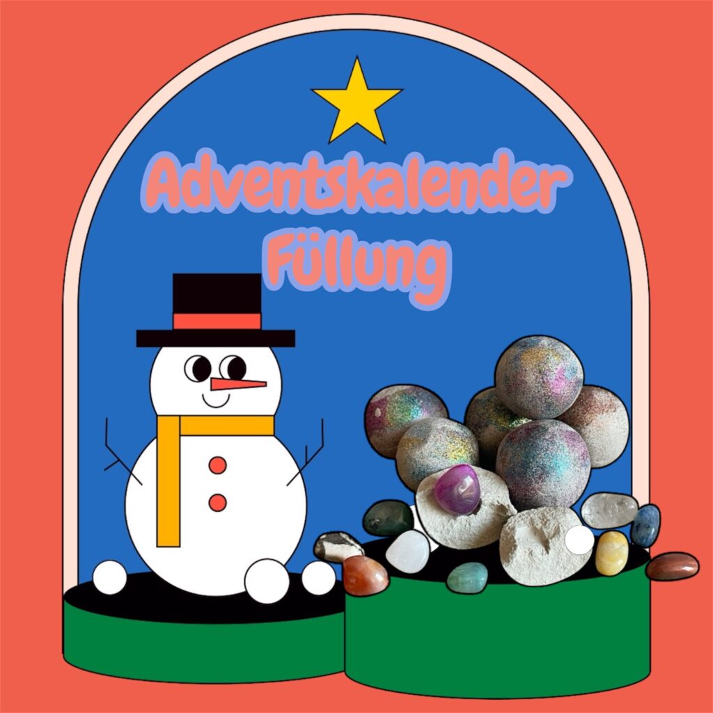 Adventskalender Füllung Kinder Weihnachten magisch Überraschung nachhaltig Edelsteine plastikfrei