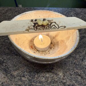 Räucherschale Keramik Räucherstövchen handgemacht sanftes Räuchern