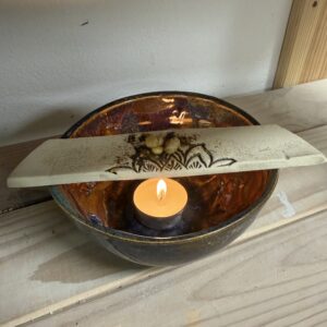 Räucherschale Keramik Räucherstövchen handgemacht sanftes Räuchern