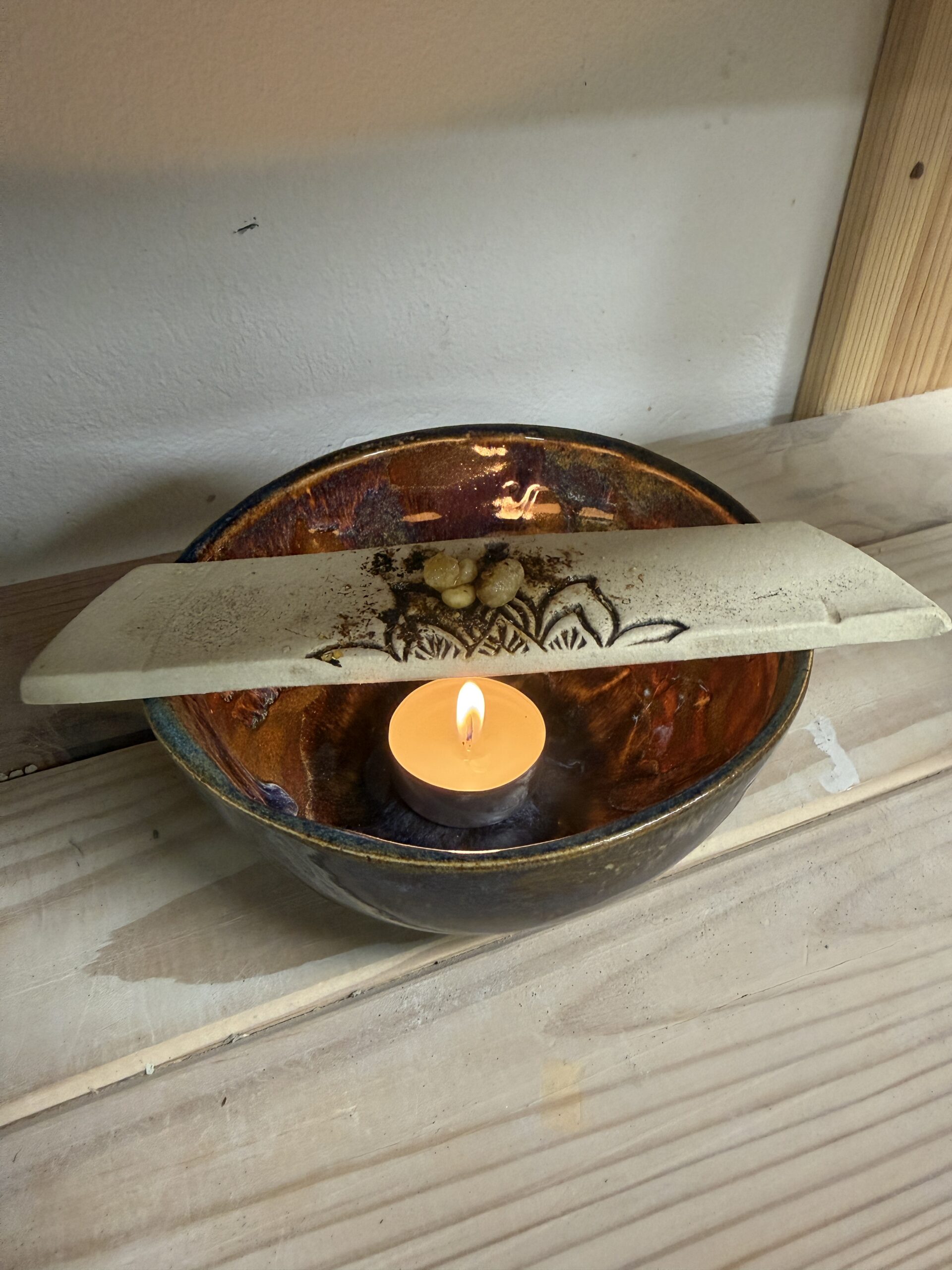 Räucherschale Keramik Räucherstövchen handgemacht sanftes Räuchern Räucherschale Keramik Räucherstövchen handgemacht sanftes Räuchern