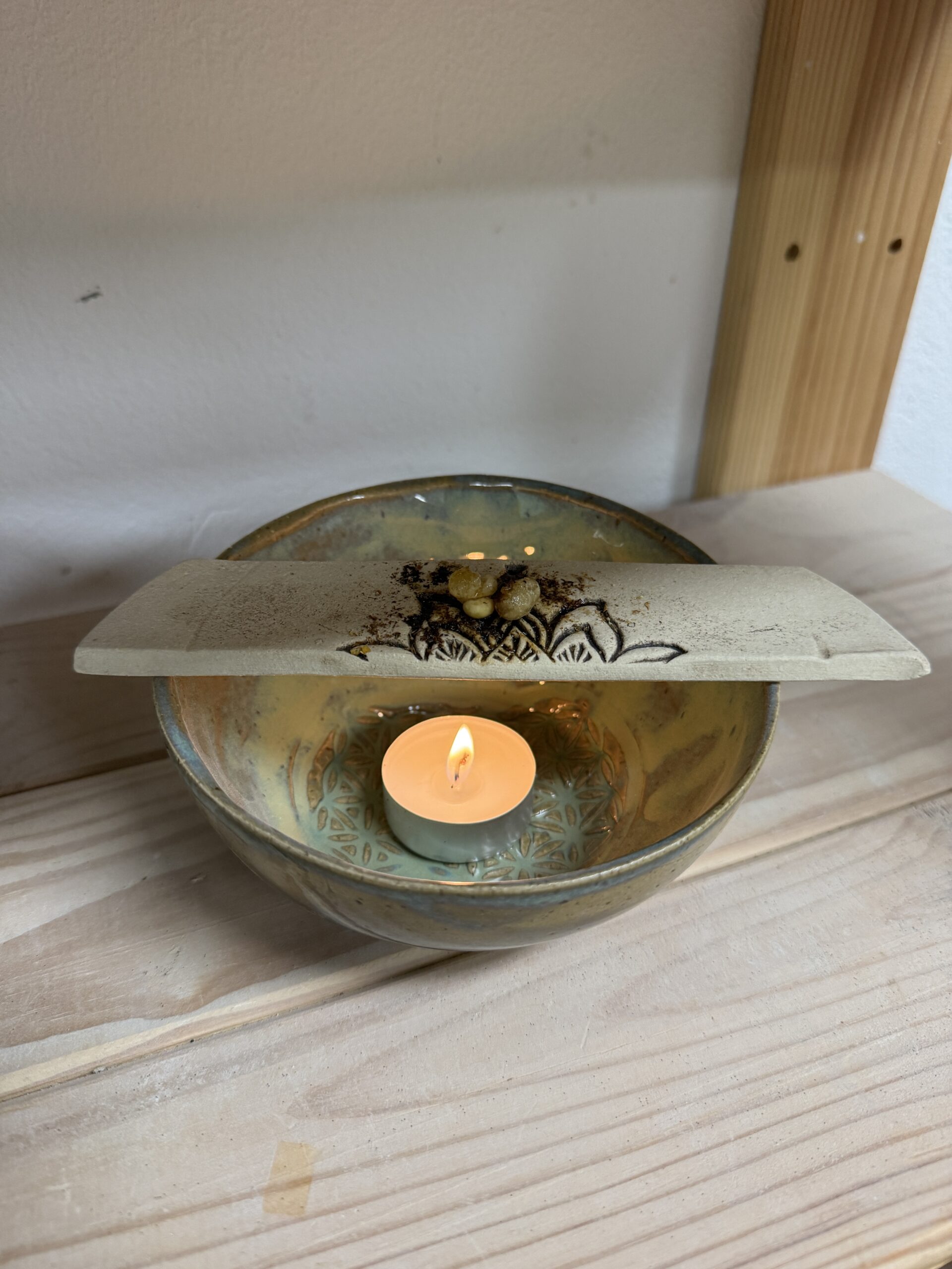 Räucherschale Keramik Räucherstövchen handgemacht sanftes Räuchern Räucherschale Keramik Räucherstövchen handgemacht sanftes Räuchern