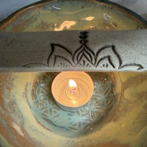 Räucherschale Keramik Räucherstövchen handgemacht sanftes Räuchern