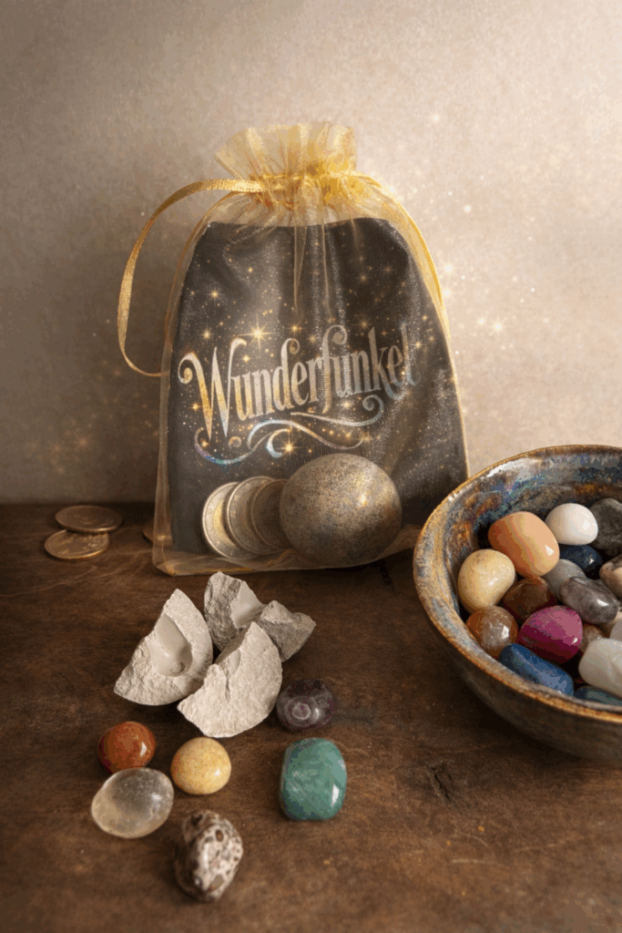 Geldgeschenke originell verpacken – mit Wunderfunkel im goldenen Organzasäckchen