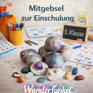 Mitgebsel zur Einschulung – Wunderfunkel mit Edelstein als kleine Überraschung